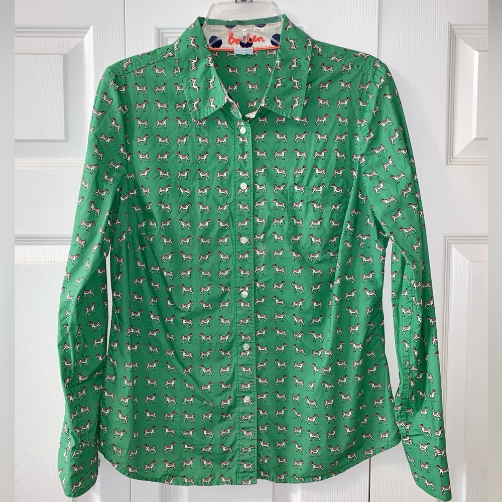 Boden Dog Pattern Shirt